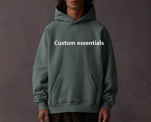 Sweat-shirts de haute qualité surdimensionnés épais unisexe en coton de haute qualité sweat-shirt noir surdimensionné sweat-shirt surdimensionné 450 gsm - Product Image 3
