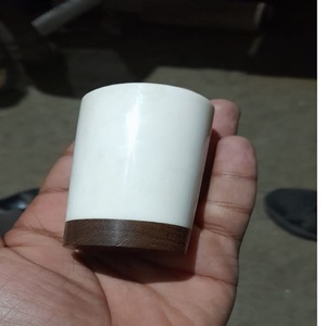 แก้วน้ำทำจากกระดูกวัวและเขาควายธรรมชาติ พร้อมฐานไม้ สำหรับดื่ม - Product Image 3