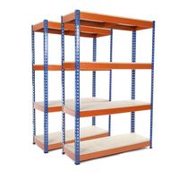 Étagères de rangement en acier durable, revêtement poudré, système d'étagères réglables robustes sur mesure, empilables, usine ODM, entrepôt OEM