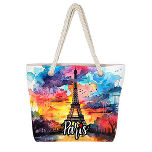 Sac fourre-tout en toile décontracté avec logo personnalisé Sac souvenir touristique Copenhague <span class=keywords><strong>Danemark</strong></span> - Product Image 5