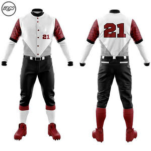 Uniforme de béisbol ligero, ropa deportiva de alta calidad con estampado de logotipo personalizado, el mejor diseño, Material 2022 poliéster - Product Image 2