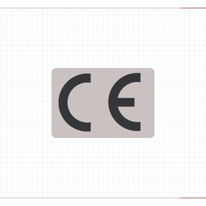 Etiqueta Adhesiva Oficial con Certificación CE, Resistente al Calor y a los Arañazos, Características para Maquinaria Industrial, Cumplimiento de Seguridad de Máquinas - Product Image 1