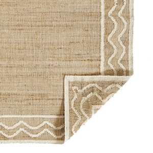 Tapis d'intérieur réversible au design moderne, antidérapant, tissé à la main, en jute et chanvre, sur mesure, rembourré, extra épais, pour l'extérieur, directement de l'usine - Product Image 2