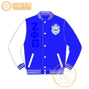 Personnalisé Zeta Phi Beta Varsity Veste Sororité Vêtements Haute Qualité Respirant Satin Brodé Crest & Lettres Fine Femmes - Product Image 3