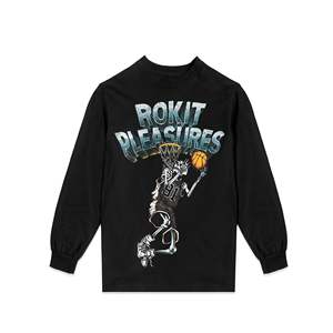 เสื้อเจอร์ซีย์แขนยาวลายพิมพ์ [L18S101007-BLK] ดีไซน์สวยงาม ใส่สบาย - Product Image 1