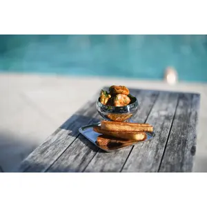 ชามขัดเงาพรีเมียมสำหรับผู้จัดจำหน่ายส่งออกทั่วโลก ตกแต่งงานเลี้ยง ชามหรูหราขัดเงา ปลอดภัย ผลิตโดย Zahid Exports ชุบเคลือบ - Product Image 2