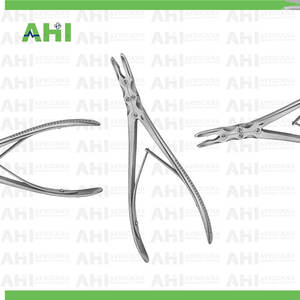Rongeur à os Ruskin à action composée, morsure de 3 mm, 150 mm, droit, en acier inoxydable chirurgical, pince à os, forceps manuel, certifié CE - Product Image 3