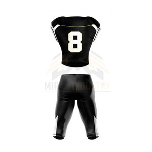 Ensembles d'uniformes de football américain sur mesure de haute qualité, design professionnel, grandes tailles, respirants, légers, séchage rapide, 100% - Product Image 2