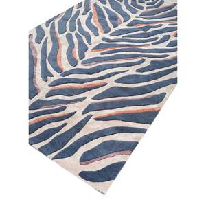 Alfombra Rectangular de Lana y Viscosa Azul con Diseño Animal, Tejida a Mano, para el Hogar, Pasillo, Modelo Tnq-1529, para Sala de Estar - Product Image 2