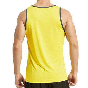 Fabricación profesional Camiseta sin mangas de color sólido para hombres Precio barato 100% Algodón Camiseta sin mangas cómoda - Product Image 6