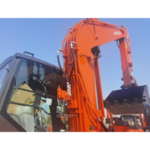 Mini-excavatrice Hitachi ZX65 d'occasion de haute qualité, 6 tonnes, machine à chenilles hydraulique, composants principaux : pompe à engrenages, roulement, Yanmar Japon - Product Image 5