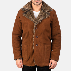 Dernier design Veste en cuir pour homme à manches longues d'hiver Respirante Séchage rapide Personnalisable Veste en toile à col montant tendance pour homme - Product Image 5