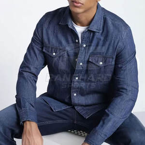 Camisa de Mezclilla Entallada y Elegante para Hombre, Camisa Retro de Calle, Camisa de Mezclilla Informal para Hombre, Camisa Cómoda para el Trabajo y Fiestas - Product Image 5