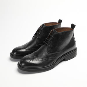 Botines Clásicos de Gamuza con Suela Antideslizante y Plantilla Acolchada para Oficina y Reuniones de Negocios - Product Image 3