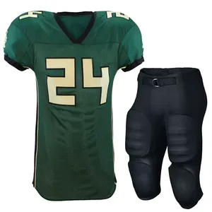 Uniformes professionnels de football américain pour hommes Vêtements de sport respirants de haute qualité Type à manches courtes - Product Image 5