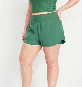 Pantalones cortos elegantes para mujer recién llegados de alta calidad al por mayor nuevos pantalones cortos de verano de diseño y color sólido para mujer - Product Image 1