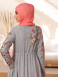 Robe longue décontractée Abaya Dubaï Vêtement traditionnel arabe Vêtements islamiques de haute qualité Respirant Nouvelle qualité Abayas pour femmes musulmanes - Product Image 3