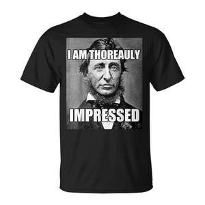 Camiseta Personalizable con Meme Histórico de Henry David Thoreau para Promociones - Product Image 1