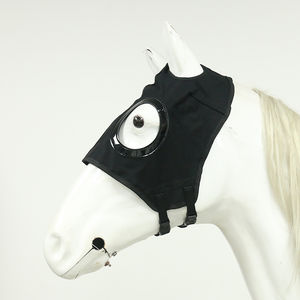 Masque anti-mouches pour cheval respirant et réglable avec protection facile à utiliser pour les oreilles pour l'équitation - Product Image 3