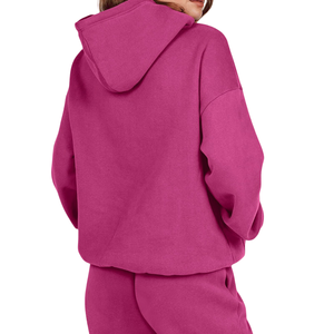 ชุดวอร์มลำลองแบบมีฮู้ดสำหรับผู้หญิง ผ้าฝ้ายแท้ 100% รุ่นใหม่ล่าสุด สำหรับผู้ใหญ่ - Product Image 2