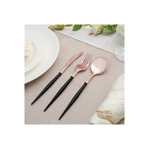 Ensemble de 3 couverts en laiton avec antiquité noire pour hôtel et maison ensemble de couverts de haute qualité pour la cuisine et la table à bas prix - Product Image 1