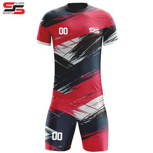 Uniformes de fútbol unisex personalizados superventas de fabricante pakistaní, camisetas y pantalones cortos de equipo de fútbol de nuevo estilo - Product Image 3