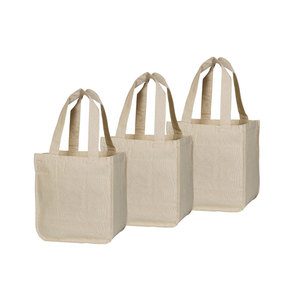 Proveedor líder de bolsas de compras de lona de algodón orgánico de excelente calidad en color crema con logotipo y diseño personalizados al mejor precio - Product Image 1