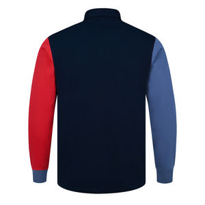 Camisetas de Rugby Gruesas y Pesadas 100% Algodón, Logotipo Personalizado, Camisetas Polo Clásicas de Manga Larga para Hombre, Ropa de Equipo de Alta Calidad, Camiseta Polo de Rugby - Product Image 4