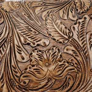 Hot Deal Western High Quality Tooled <b>Bag</b> Hand Tooling Cowgirl Style Clutch <b>Bag</b> Multi Use <b>Bag</b> - Product Image 2