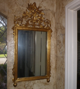 Stunning Italian Florentine Romantic Rococo Carved Gilt Wood - Product Image 1