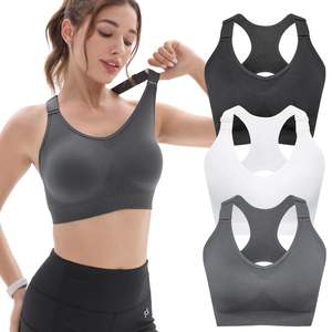 Ensemble de shorts de soutien-gorge de sport personnalisés de haute qualité léger soutien élevé sans couture vêtements de fitness de gymnastique avant couleurs personnalisées en gros - Product Image 1