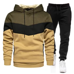 Survêtement unisexe personnalisé d'hiver à capuche, décontracté, pour le jogging, avec logo, vente en gros, grandes tailles, en polaire, imprimé délavé à l'acide, respirant, uni - Product Image 6