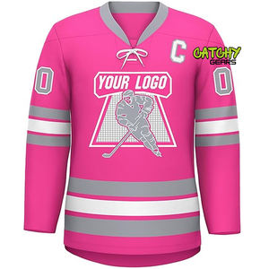 เสื้อเจอร์ซีย์ทีมฮ็อกกี้ผ้าทอลายทแยงชุดเล่นฮอกกี้สินค้าใหม่2025ออกแบบได้ตามต้องการ - Product Image 1