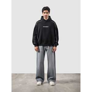 Sweat-shirts confortables pour hommes grande taille avec design élégant et coutures 5 voies - Product Image 6