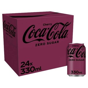 Para Coca Cola Cherry Zero Sugar 330ml para Sprite Paquete a granel sin azúcar 250ml Refrescos Bebidas carbonatadas Soda Coca Cola Bebidas - Product Image 1