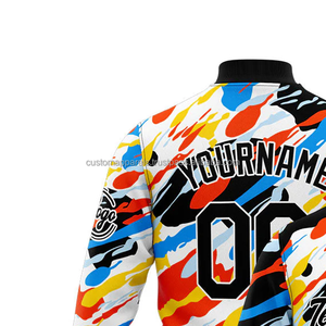 Promotion extérieure Veste universitaire personnalisée en laine et en cuir Conception durable Veste universitaire personnalisée - Product Image 3