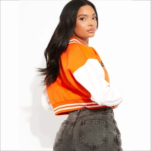 Vêtements de tous les jours femmes veste universitaire élégant Baseball Bomber Letterman vêtements d'extérieur mode décontracté vêtements confortables - Product Image 3