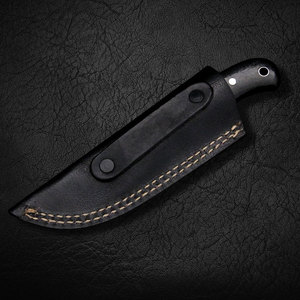 Haute qualité fait à la main en acier damas Shackleton Skinner couteau pleine Tang Micarta poignée en cuir gaine personnalisable OEM Support - Product Image 4