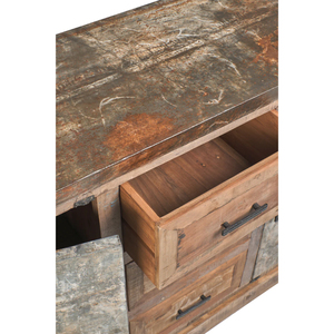 Armoire moderne en bois de manguier unité de stockage multi-usages résistante à l'eau écologique faite à la main OEM/ODM exportateur conception personnalisée - Product Image 4