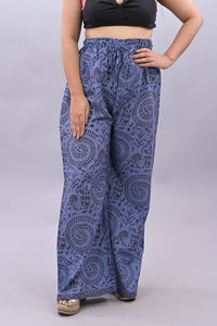 Primavera Verano señoras pantalones algodón impreso pantalones mujeres ropa de casa pijama pantalón con bolsillo mujeres moda india algodón estampado Pantalones - Product Image 5