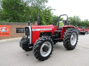 รถแทรกเตอร์มาตรฐาน Massey Ferguson 265 4WD สีทอง