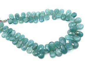 ลูกปัดพลอยแกรนดิเดียไรต์ธรรมชาติทรงลูกแพร์เรียบเนียนคุณภาพสูงขนาด 8 นิ้วสำหรับทำเครื่องประดับ - Product Image 4