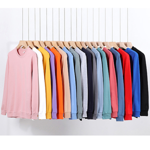 Sudadera personalizada de manga larga con cuello redondo para hombre, 390 Gsm, tejido de punto, estilo informal, sudadera con estampado de logotipo personalizado - Product Image 3