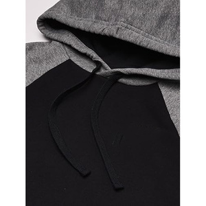 เสื้อมีฮู้ดผ้าคอตตอนสองสีสำหรับผู้ชายเสื้อแนวสตรีทแวร์ผ้าคอตตอน100% งานปักตามสั่ง - Product Image 2