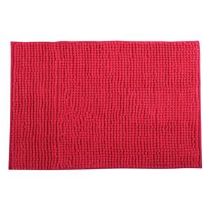 Tapis de bain en chenille, couleur fuchsia (60 x 90 cm) - MSV. - Product Image 1