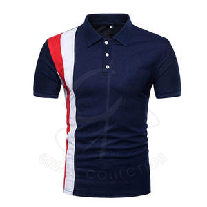 Ropa deportiva Camisetas Polo lisas con diseño personalizado Polo de hombre acanalado de ajuste regular Hecho en Pakistán - Product Image 2