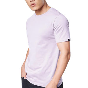 Camiseta extragrande de algodón 100% para hombre, tela de punto de alta calidad de Color sólido liso personalizada, antiarrugas y peso ligero - Product Image 4