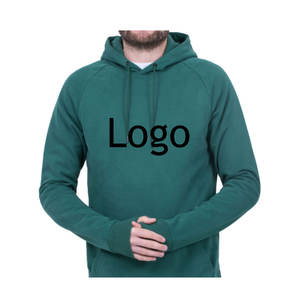 OEM personalizado de los hombres de peso pesado de algodón mezclado sudaderas con capucha de invierno cálido ropa informal de tela francesa impresa diseño sólido con cremallera - Product Image 5