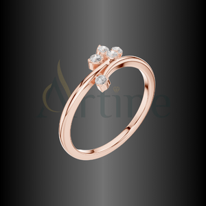 Simply Me Jewels 14K Femmes Bague de Fiançailles Bijoux de Proposition Romantique - Product Image 1