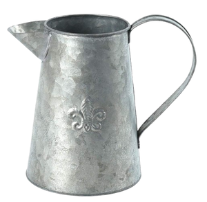 Latas DE AGUA DE Metal con mango de Metal galvanizado, proveedor de jardín, regadera de plantas, regadera de Metal artesanal para uso en el jardín del hogar - Product Image 4